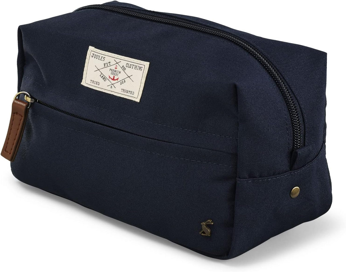 Joules Luxury Trolley Coast Collection His & Hers Softside Travel Wash Bag, French Navy.