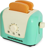 Casdon 64950 Morphy Richards Pop-Up Toy Toaster for Children Aged 3+ | Includes 2 Pieces of Pretend Toast for Realistic Play, Teal.