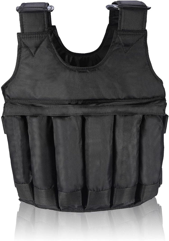 vest weights//Gorgeri Adjustable MaxLoad 20kg Weighted Vest / Jacket Exercise Training Waistcoat.