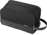 WANDF Toiletry Bag Water-Resistant Nylon Travel Wash Bag Lightweight Dopp Kit for Men and Women (A-Malachite Green).