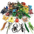 GuassLee 43 Pack Toys Bugs Fake Plastic Bugs and Insects for Kids Toddler Kids Birthday Children's Day Gift Treats Bugs Insects.