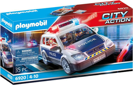 Playmobil 6920 City Action Police Squad Car with Lights and Sound.