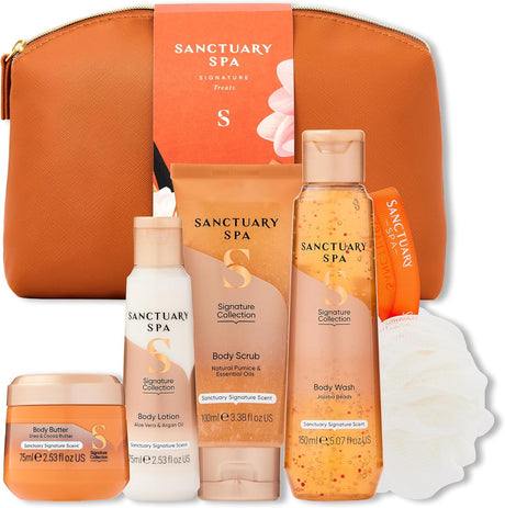 Sanctuary Spa Signature Pamper Hamper Gift Set, Vegan, Gift For Women, Womens Gift Sets, Birthday Gift.