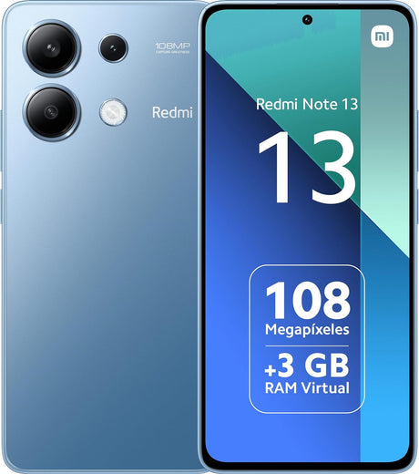 Xiaomi Redmi Note 13 6+128GB Ice Blue UK Version 2 Years Warranty.