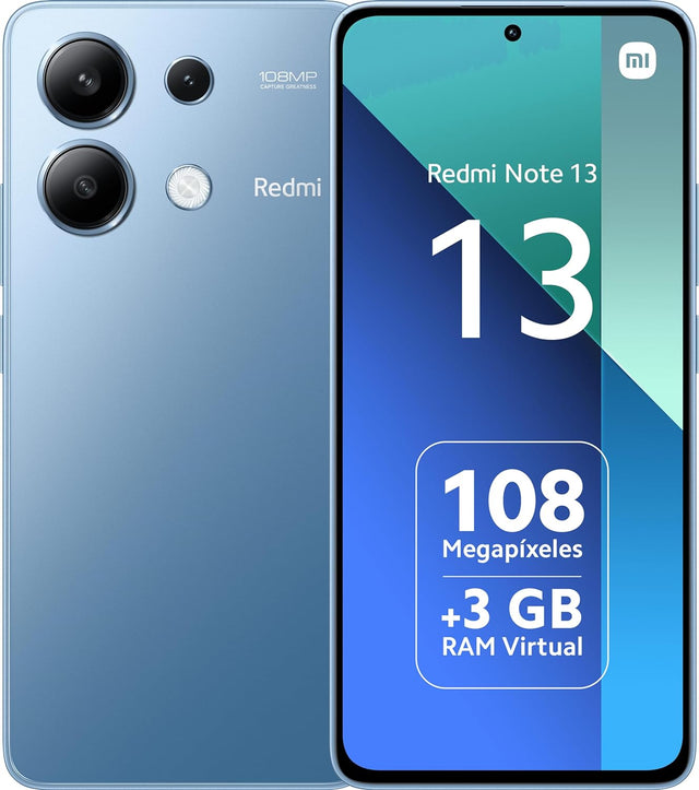 Xiaomi Redmi Note 13 6+128GB Ice Blue UK Version 2 Years Warranty.