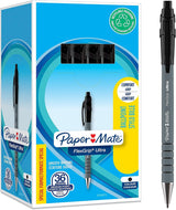 Paper Mate Flexgrip Ultra Retractable Ballpoint Pens | Medium Point (1.0mm) | Black Ink | 36 Count