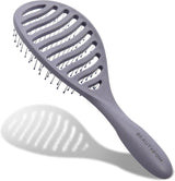 Beautypom Detangle Hair Brush - Effortless Knot Removal and Styling Hair Brush Women, Men, and Kids - Achieve Healthy, Gorgeous Hair with Ease, Elegance, and Innovative Design - Purple