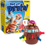 TOMY Pop Up Pirate Classic Children's Action Board Game, Family and Preschool Kids Game for Children 4, 5, 6, 7, 8 Year Old Boys Girls Adults,Packaging may vary, Wood - Choc Brown.