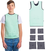 Weighted Vest for Kids | Provide Deep Pressure Comfort | ADHD Tools for Kids | Autism Sensory Clothing | Adjustable Weighted Vest | Weighted Compression Vest for Kids | Ensure a Secure Feeling.