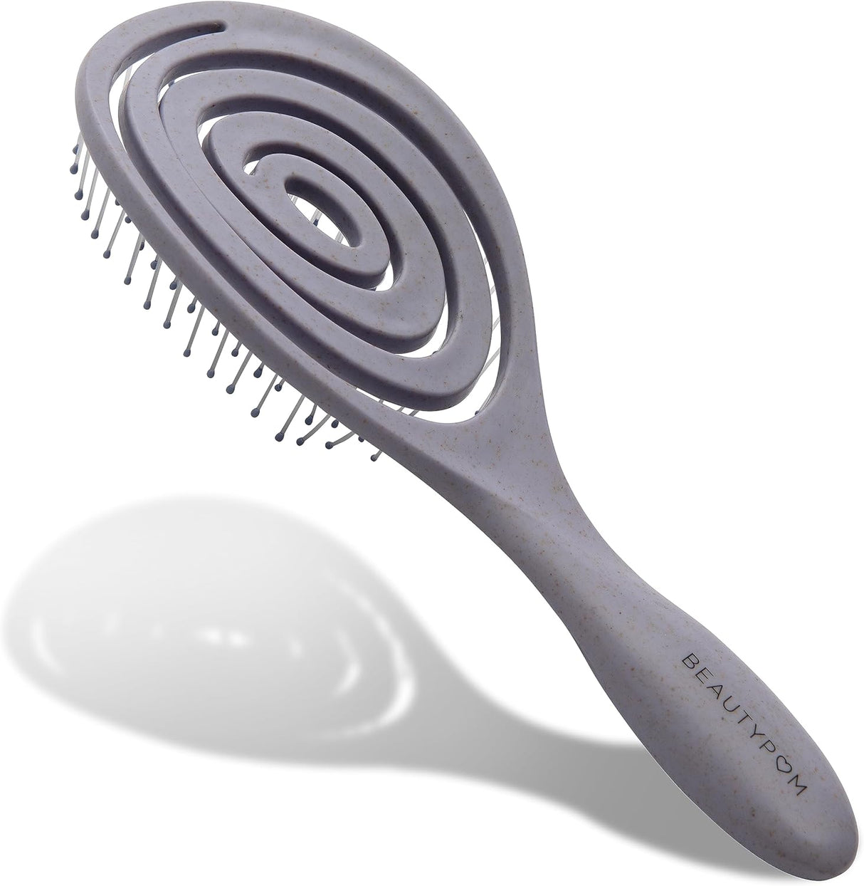 Beautypom Detangle Hair Brush - Effortless Knot Removal and Styling Hair Brush Women, Men, and Kids - Achieve Healthy, Gorgeous Hair with Ease, Elegance, and Innovative Design - Baby Blue