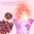 Yoni Steam Seat Kit -Electric V Steam Chair with Vaginal Steaming Herbs (110 g/8 Steams) for V Cleansing & Detox, Menstrual Support, Feminine Odor,Postpartum Care,Rejuvenate & Heal and Women Home Spa.