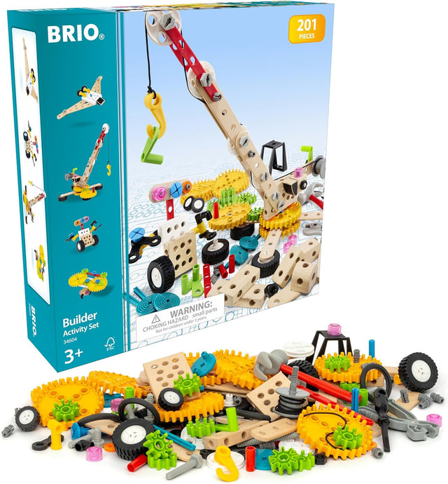 BRIO Builder Activity Construction Set - Learning, Building and Educational Toys for Ages 3 Years Up.