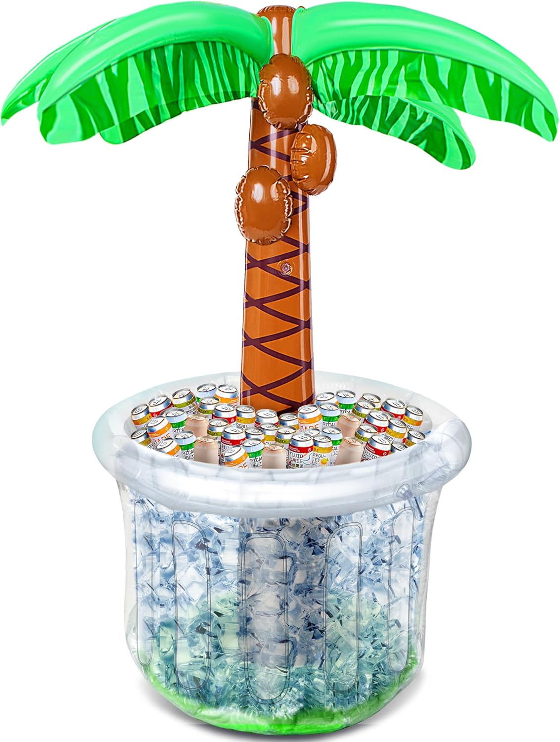 JOYIN 60" Inflatable Palm Tree Cooler, Theme Beach Party Decor, Party Supplies for Pool Party and Beach Party.