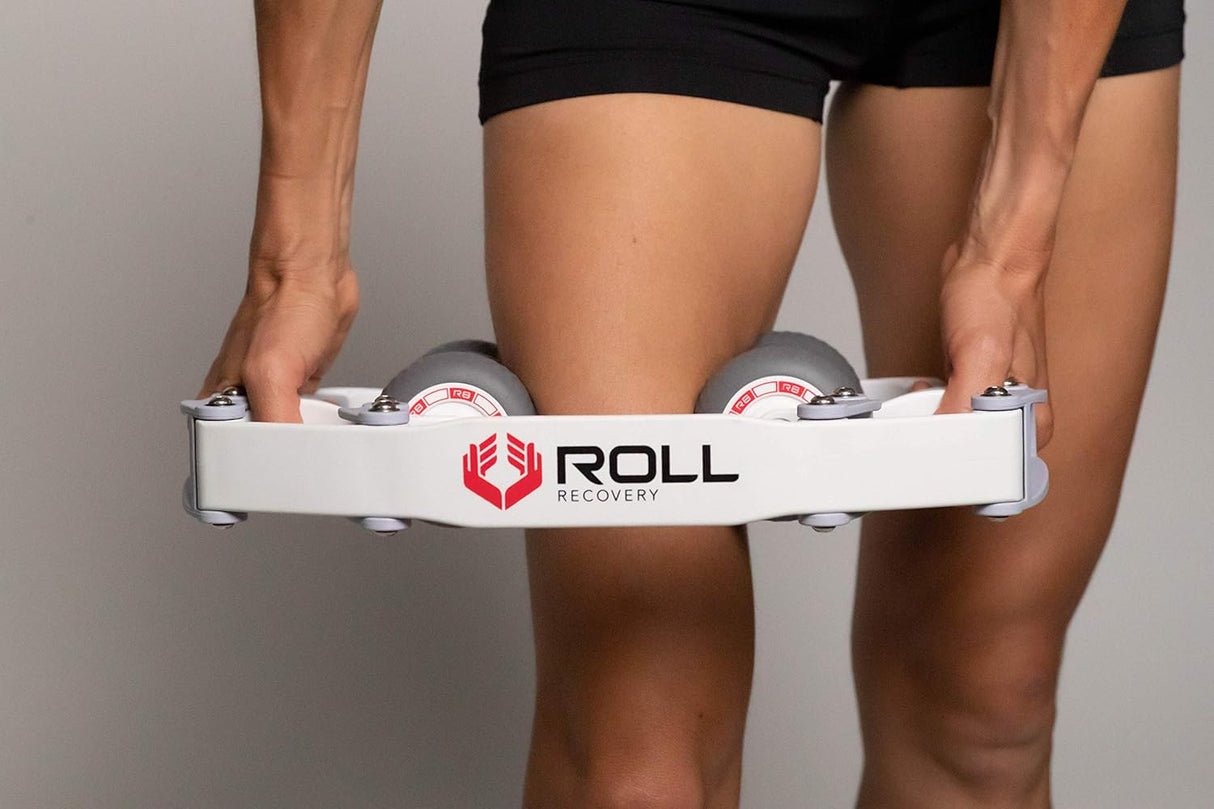 ROLL Recovery | R8 - Deep Tissue Massage Roller (Alpine White).