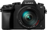 Panasonic LUMIX DMC-G7KEB-K Professional Camera with Lens - Black, 14 - 42 mm.