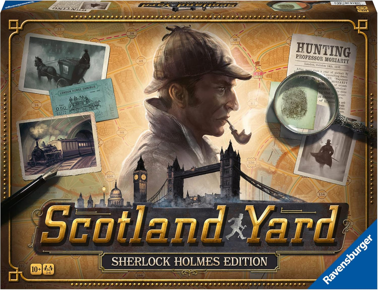 Ravensburger Scotland Yard Sherlock Homes Edition - Family Strategy Board Games for Kids and Adults Age 8 Years Up - 2 to 6 Players.