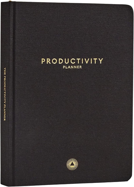 Productivity Planner 2024 - Intelligent Change Productivity Tools for Time-Management and Mindfulness, Daily To-Do List, A5 Undated Quarterly Planner (Black).