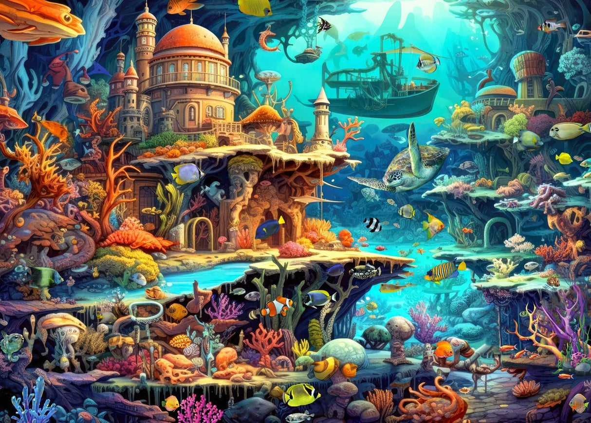 Jigsaw Puzzles 1000 Pieces for Adults jigsaw puzzles for adults 1000 Piece Puzzle Educational Games Home Decoration Puzzle Whimsical Seabed.