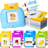 Talking Flash Cards Early Educational Toys for 3 4 5 6 Year Old Baby Boys Girls, Preschool Learning Reading Machine with 224 Words, Montessori Interactive Gift for Kids Toddlers.