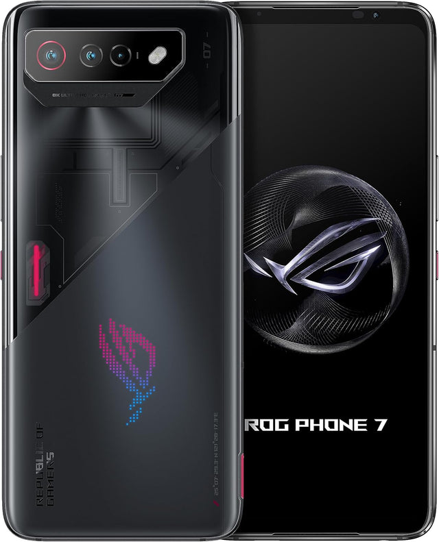 ASUS ROG Phone 7, EU Official, Black, 512GB Storage and 16GB RAM, 6.78 Inches, Snapdragon 8 Gen 2..