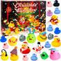 Rubber Duck Advent Calendar 2024 Kids, Toy Advent Calendar Christmas Gifts with 24 Rubber Ducks, Rubber Duck Advent Calendars 2024 for Kids Toddler Adults.