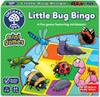 Orchard Toys Little Bug Bingo - Compact Mini Games for Boys, Girls, and Toddlers - Matching Games for 3+ Year Olds - Holiday Travel Games for Kids - 2-4 Players.