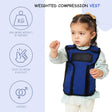 Sentire-Sensory UK – Blue Adjustable Weighted Vest – Compression Vest – For Kids 2-10+.