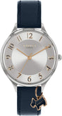 RADLEY Saxon Road Ladies Navy Leather Strap Two Tone Over Sized Numbers Watch RY2965.