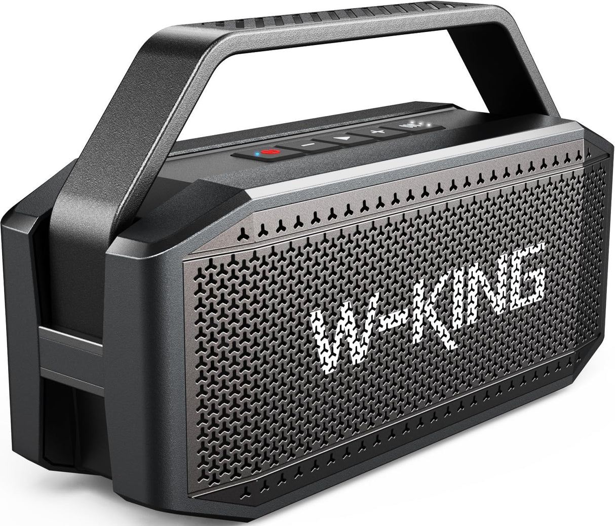 W-KING Bluetooth Speaker, 80W PEAK IPX6 Waterproof Loud Portable Bluetooth Speaker Wireless with 2 Full-Range Drivers/Rich Bass,2 Pairing/30H/U-Disk/TF Card/AUX/EQ, Party Boombox Outdoor Large Speaker.