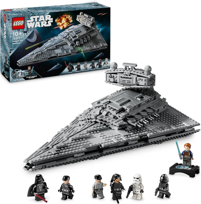 LEGO Star Wars Imperial Star Destroyer Starship Building Toy, Collectible A New Hope Set Includes a Darth Vader Character Minifigure, Birthday Gift for 10 Plus Year Old Kids, Boys & Girls 75394.