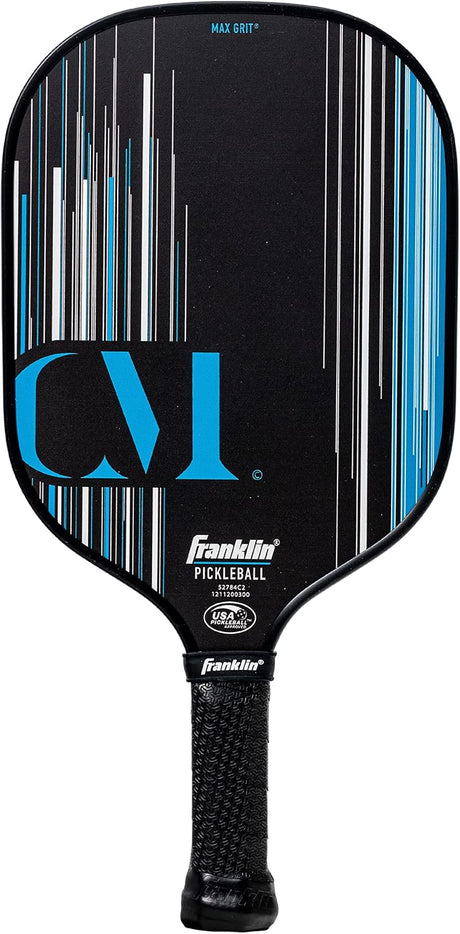 Franklin Sports Pro Pickleball Paddle - Pro Tournament Pickleball Paddle - Extra Grip MaxGrit Technology - Christine McGrath Pickleball Paddle.