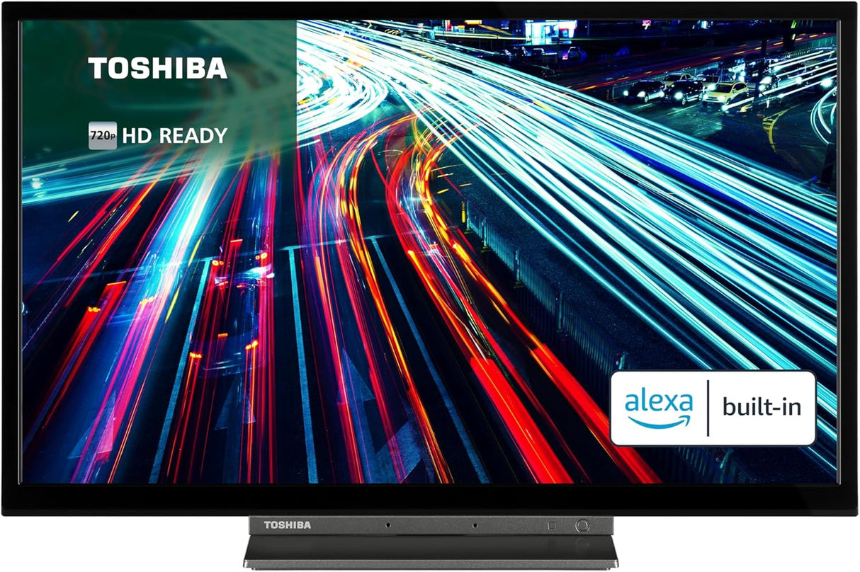 Toshiba 24WK3C63DB 24-inch, HD Ready, Freeview Play, Smart TV, Alexa Built-in (2021 Model).