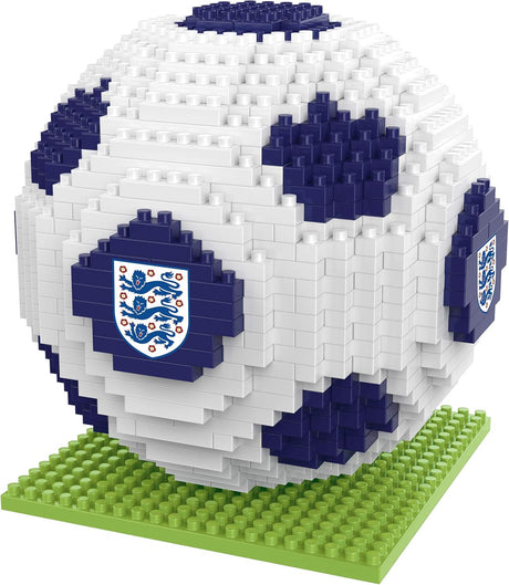 FOCO Officially Licensed BRXLZ Football Team England FA Logo Building Set 3D Construction Toy.