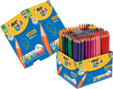 BIC Kids Evolution Coloured Pencils, Vivid Colouring Pencils, Easy to Sharpen, Extra Resistant BIC Pencils, School Supplies, 12 Pack.