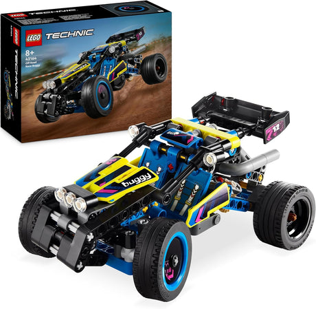 LEGO Technic Off-Road Race Buggy, Car Vehicle Toy for Boys and Girls aged 8 Plus Years Old, Rally Model Building Kit with Realistic Features, Small Gift for Kids 42164.