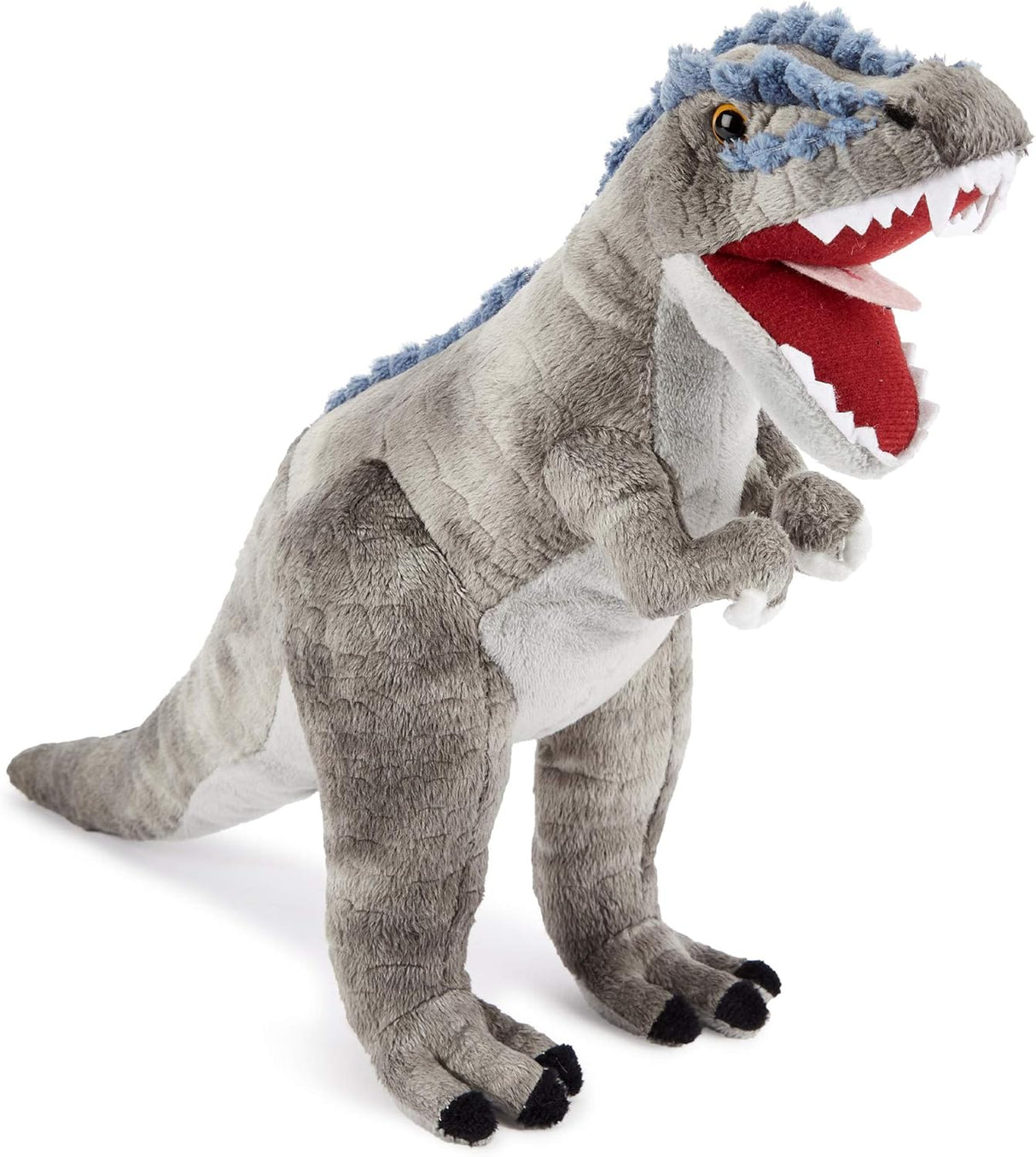 Zappi Co Plush Children's Stuffed Soft Cuddly Plush Toy-Part of Safari Animals Collection, Perfect for Kids (31cm Depth)(T-Rex Dinosaur).