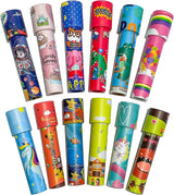 Kaleidoscope Toy Multipack Random Theme - Kaleidoscope for Kids Party Bag Gift Stocking Filler (Medium 12pcs).