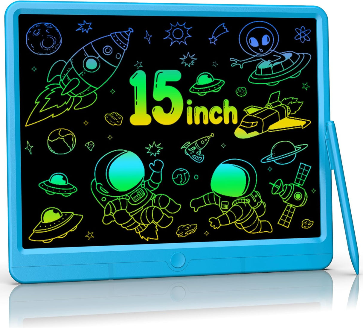 TUGAU LCD Writing Tablet for Adults and Kids, 15 inch Drawing Writing Scribble Boards Writing Board, Good for Educational Learning Office Communication Tool, Office Memo Boards, Message Boards.