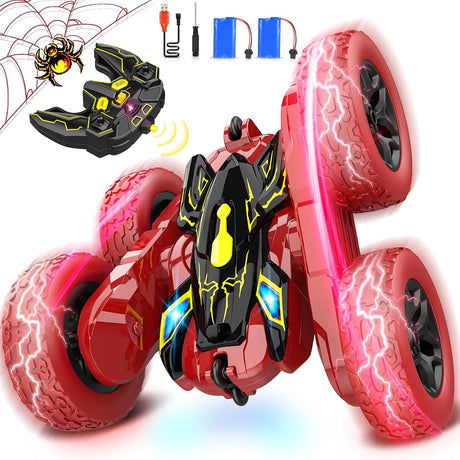 Dreamlandia Remote Control Cars, 360 Flips 4WD Monster Truck Kids Toys for 3 4 5 6 7 8 Year Old Boy Gifts, 2.4GHz Rc Car Boys Toys Age 3 4 5 6 7 8, Gifts for 4-8 Year Old Boys Outdoor Garden Toys.