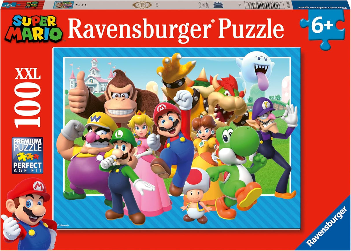 Ravensburger Super Mario Brothers Jigsaw Puzzle for Kids Age 6 Years Up - 100 Pieces XXL.