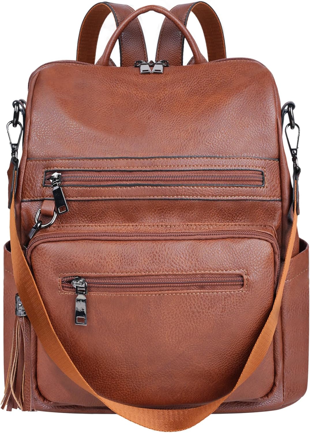 ECOTISH Women PU Leather Backpack Waterproof Casual laptop bag School Shoulder Bag for Ladies.