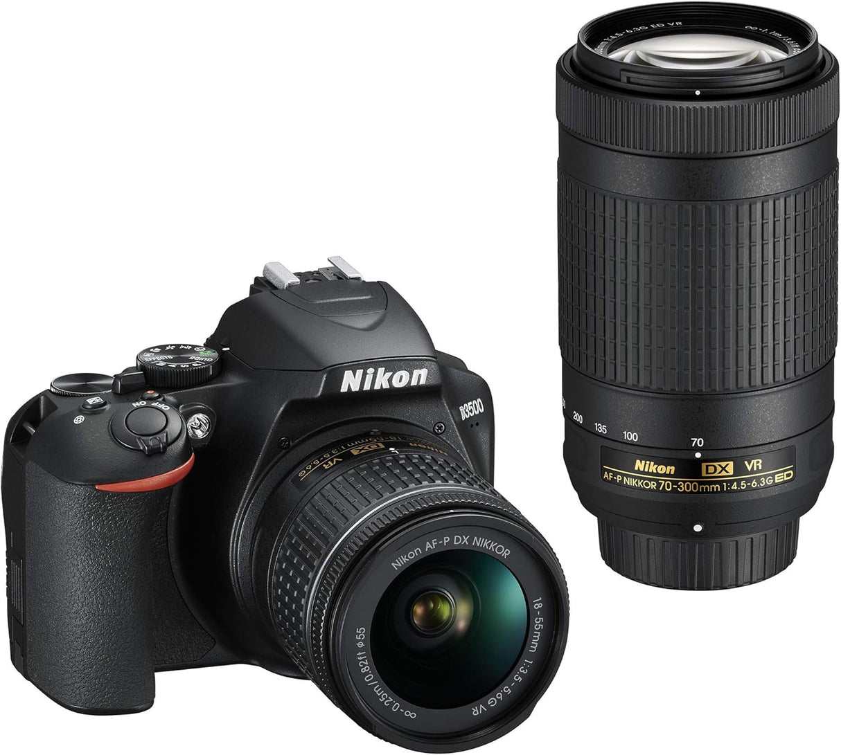 Nikon VBA550K001 D3500 + AF-P DX 18–55 VR Kit - Black.