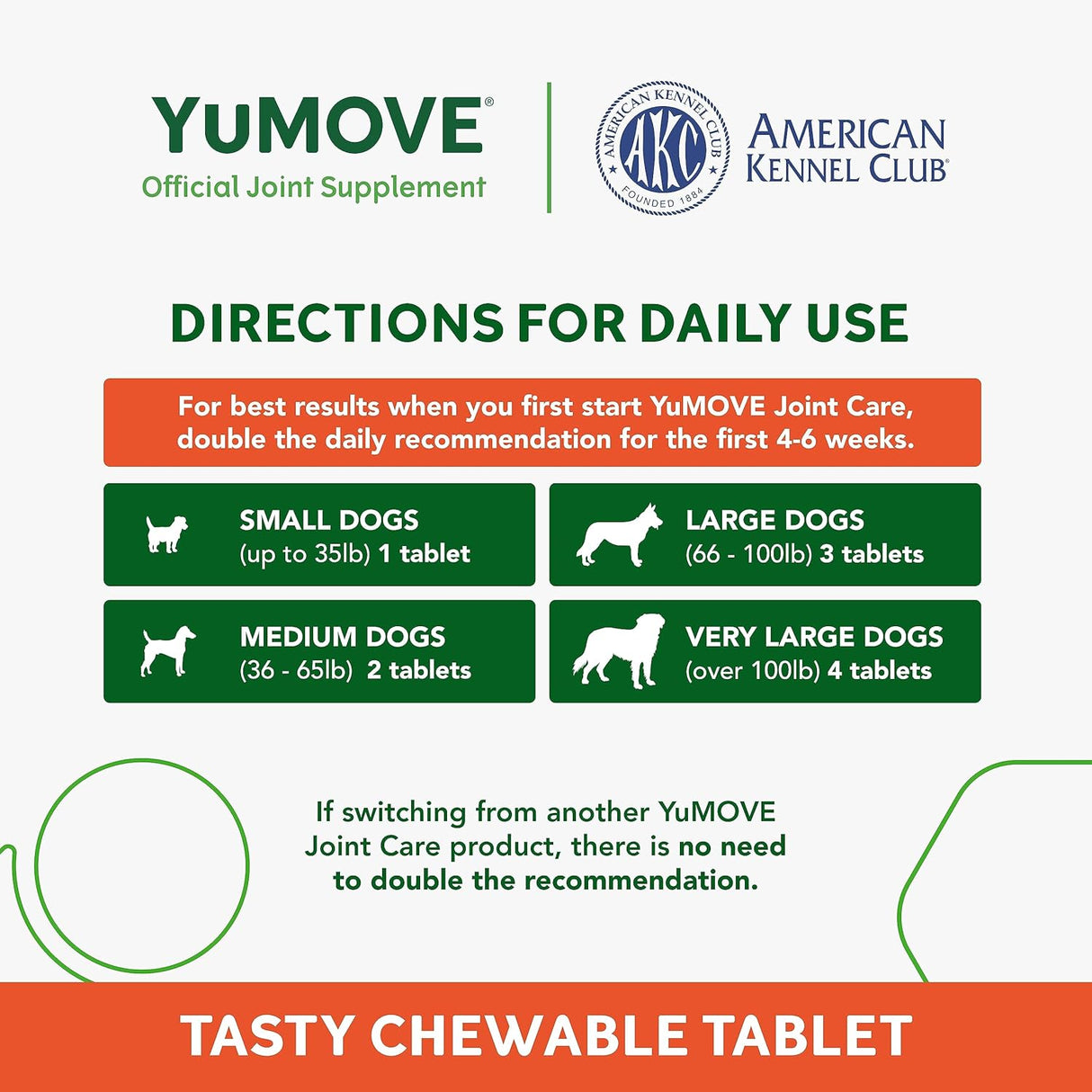 YuMOVE Young and Active Dog | Joint Supplement for Dogs to Support Active and Growing Joints for Dogs Aged Under 6 | 240 Tablets