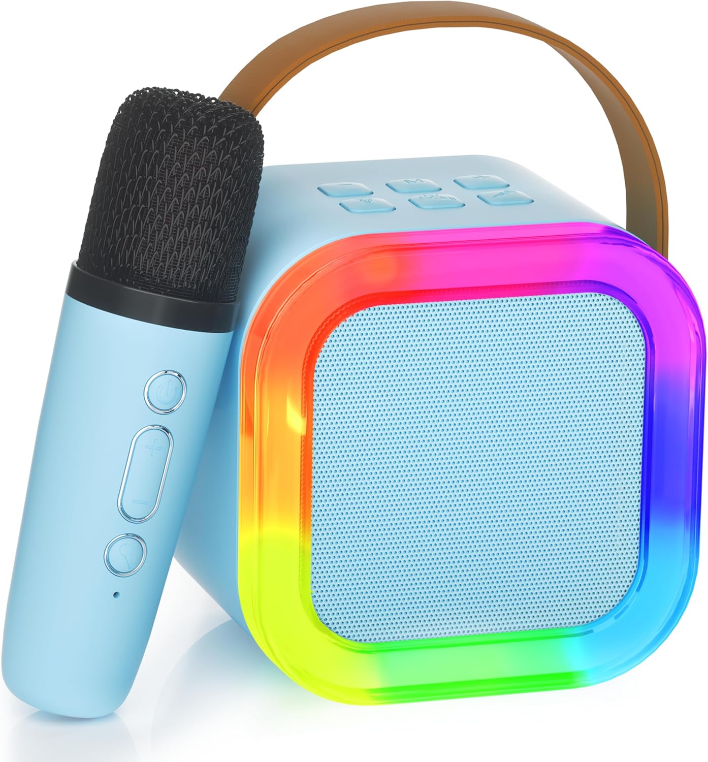 Ankuka Bluetooth Karaoke Machine for Kids and Adults with Colorful hotsell LED Lights