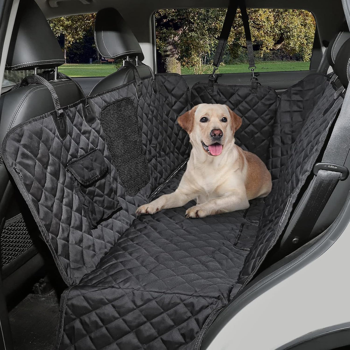 YUNXANIW Dog Car Seat Cover，Car Seat Covers Complete Coverage，Carriers & Travel Products For Dogs，Good Waterproof Performance，Car Seat Protector ，Suitable For Suvs, Cars (Back Seat Dog Cover).