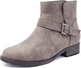 Veittes Women's Ankle Boots, Thick Heel Modern Short Classic Slip-on Fashionable Short Boots..