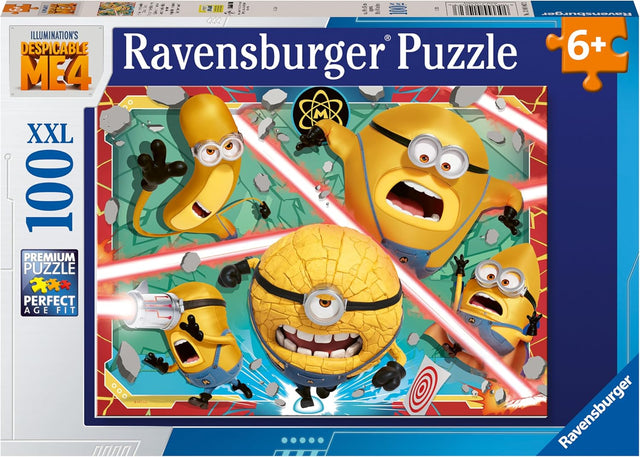 Ravensburger Minions Despicable Me 4 Jigsaw Puzzle for Kids Age 6 Years Up - 100 Pieces XXL.