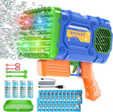 86 Holes Bubble Machin Gun, 2024 Upgrade Fan 86 Holes Bubble Gun Blower for Boys Girls Automatic Bubble Maker Outdoor Gardening Toys, Christmas Birthday Gifts for Preschool Baby Boys Girls.