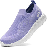 STQ Womens Trainers Slip on Memory Foam Causal Walking Shoes.