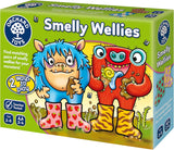 Orchard Toys Smelly Wellies Matching Game - Kids Educational Matching Pairs & Memory Card Game for 2 Year Old and Up - Toddler Toys and Board Games for Boys and Girls Ages 2 to 6-2 to 4 Players.